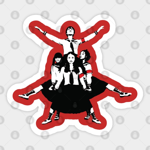 Atarashii Gakko! Pose V2 Sticker by TonieTee